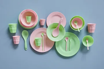 Assiette en mélamine Rice Ø26 cm 6 pièces - Yippie yippie yeah - RICE