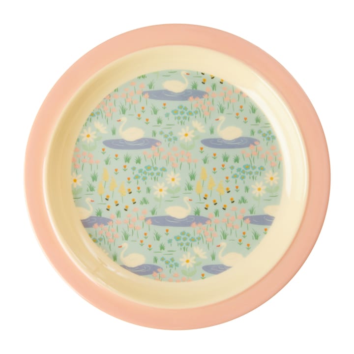 Assiette pour enfant Rice mélamine Ø22 cm - Swan - RICE