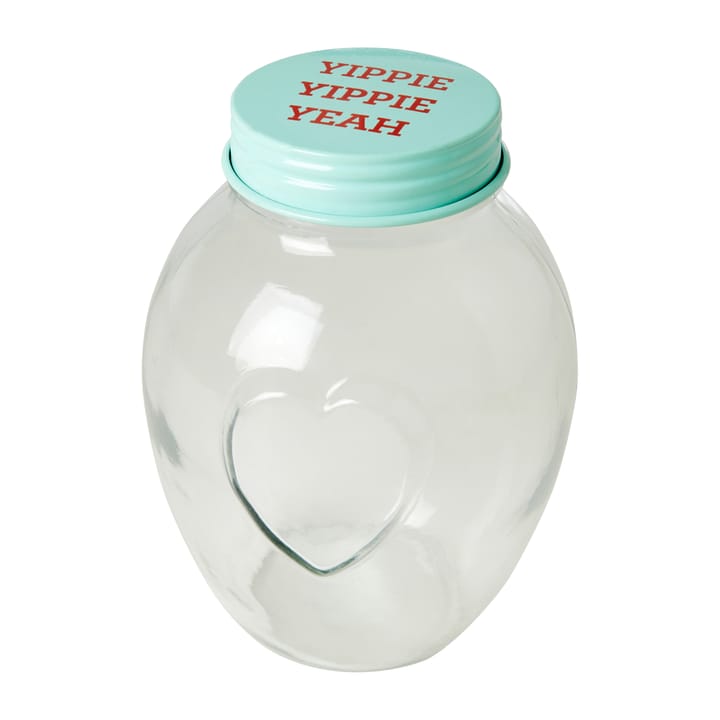 Bocal en verre avec couvercle Rice moyen 1,4 litre, Mint RICE