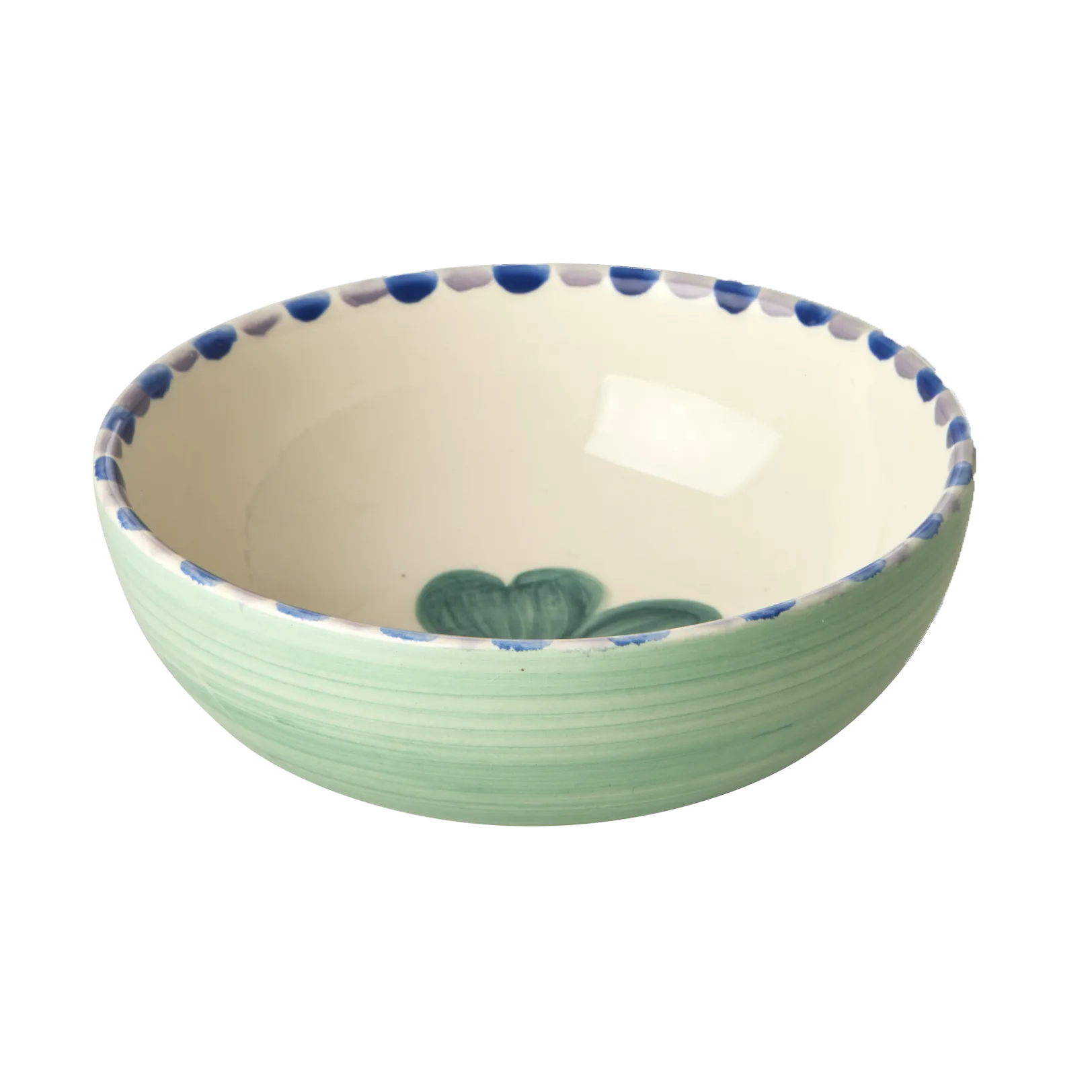 Bol céramique Rice 35 cl, Good Luck Clover-Soft green RICE
