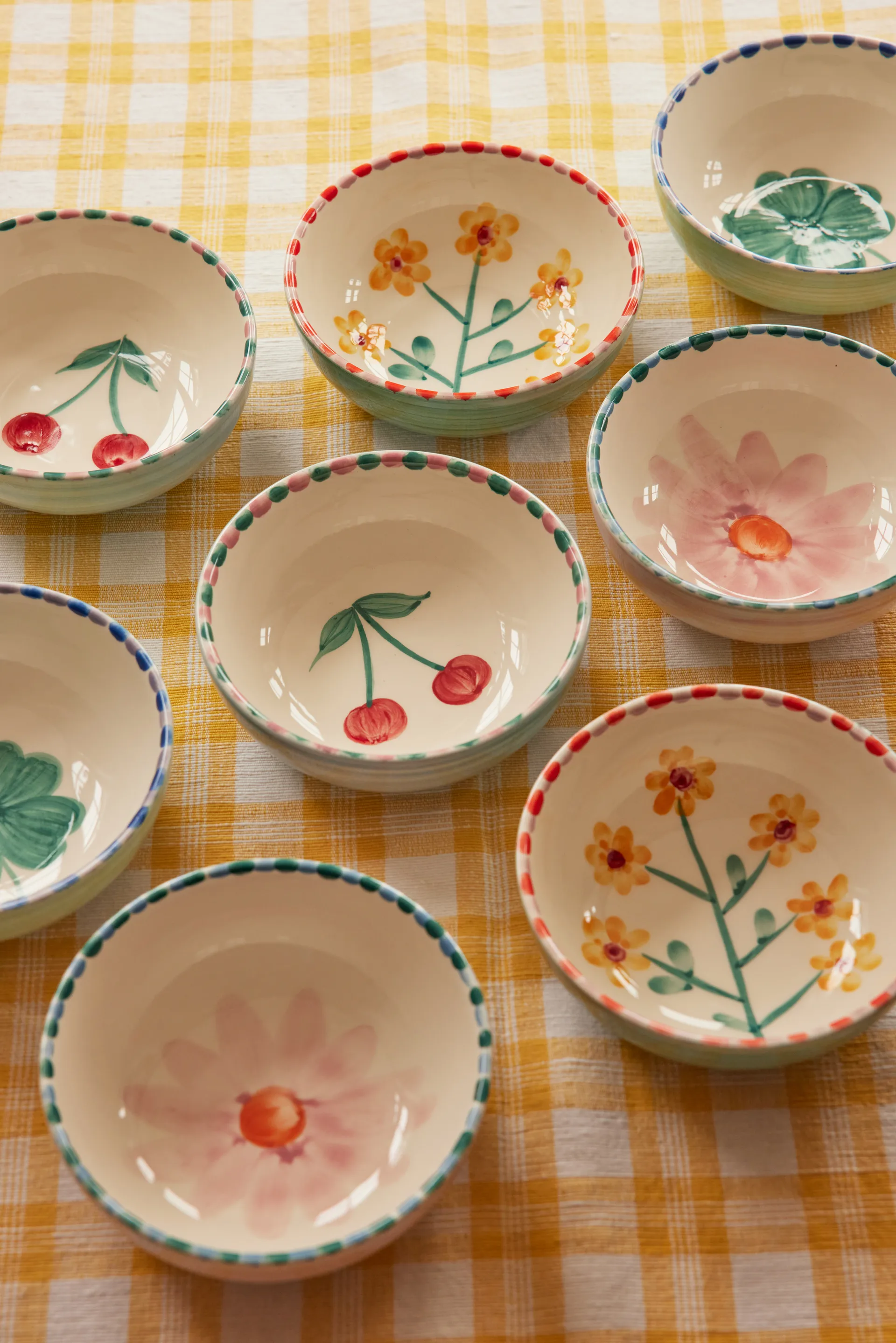 Bol céramique Rice 35 cl, Soft Pink Flower-lavender RICE