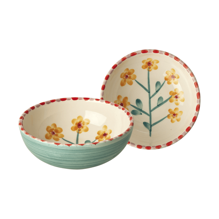 Bol céramique Rice 35 cl, Yellow Flower-jade RICE