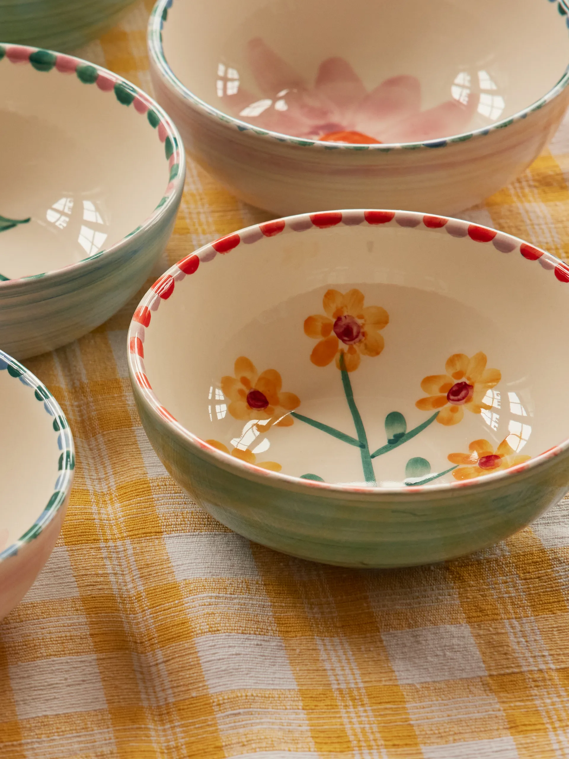 Bol céramique Rice 35 cl, Yellow Flower-jade RICE