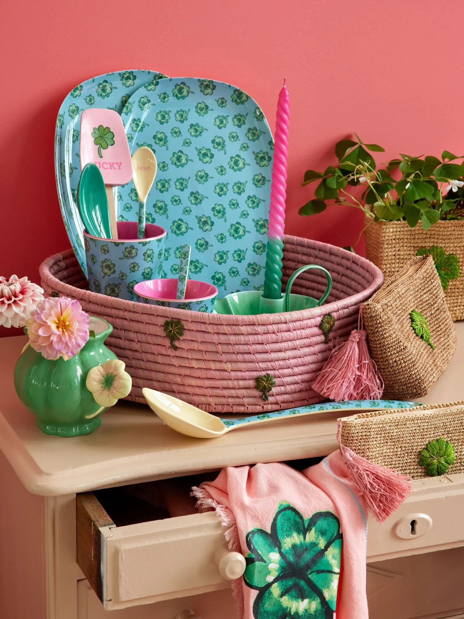 Bol en mélamine Rice medium, Good Luck RICE