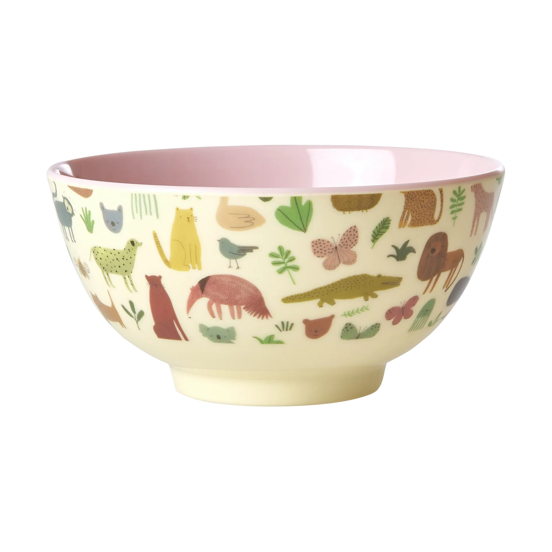 Bol en mélamine Rice medium, Sweet Jungle Print-Soft Pink RICE