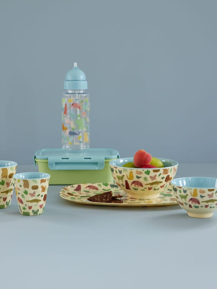 Bol en mélamine Rice small, Sweet Jungle Print-Soft blue RICE