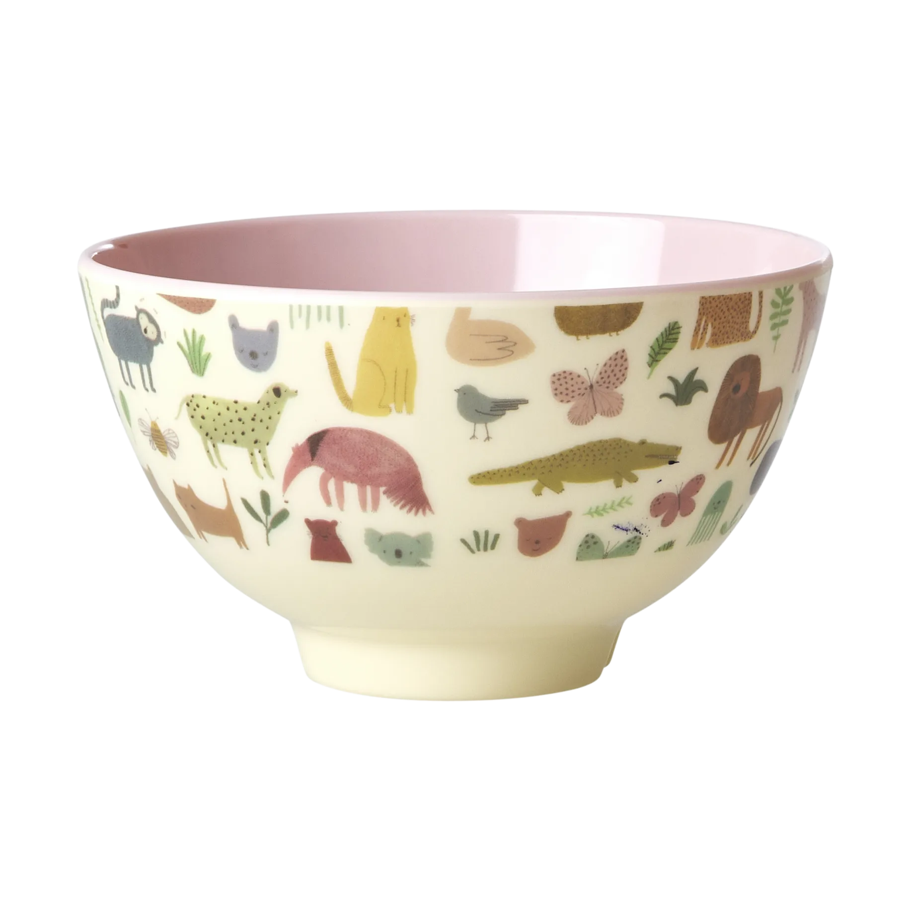 Bol en mélamine Rice small, Sweet Jungle Print-Soft Pink RICE