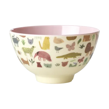 Bol en mélamine Rice small - Sweet Jungle Print-Soft Pink - RICE