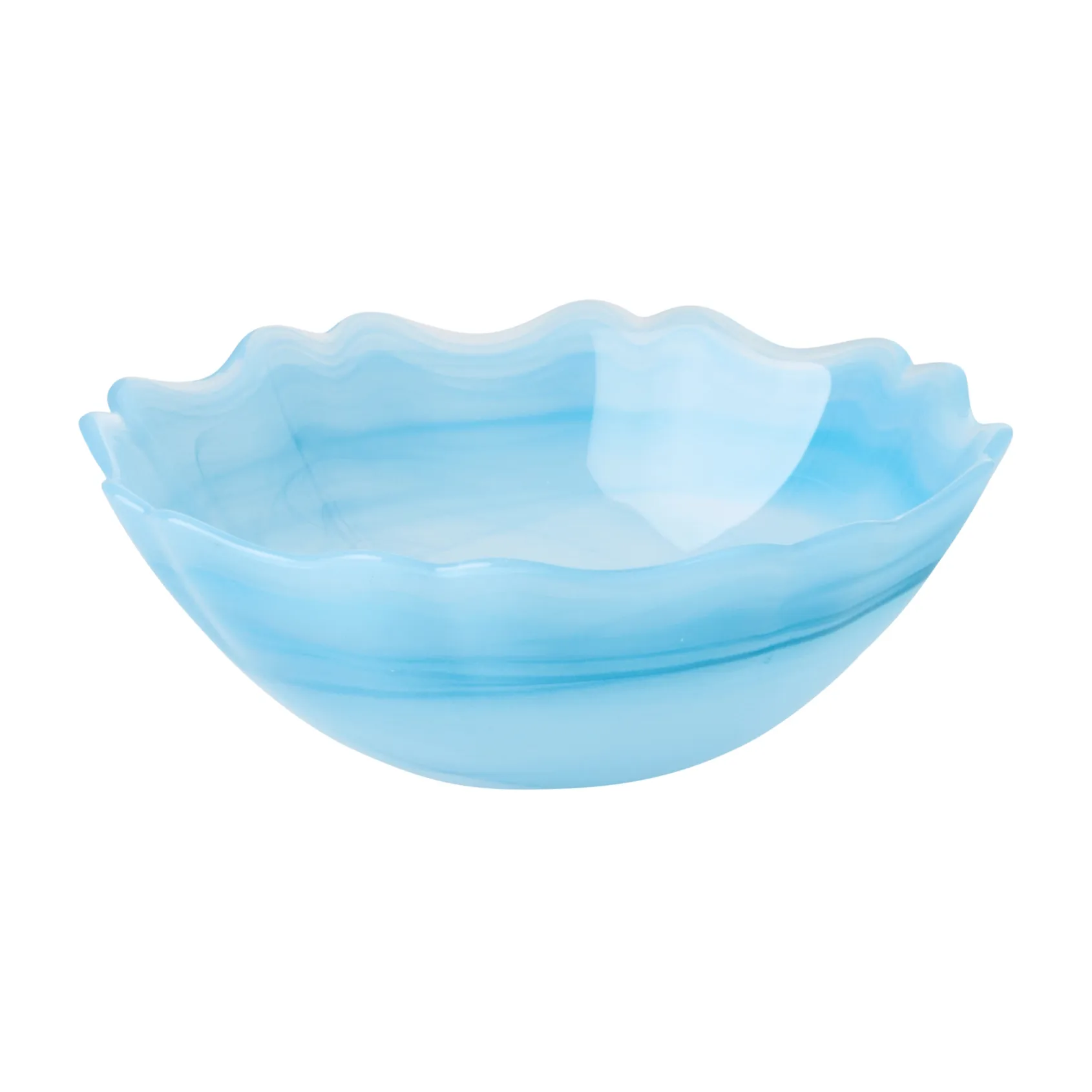 Bol en verre Alabaster 50 cl, Bleu ciel RICE