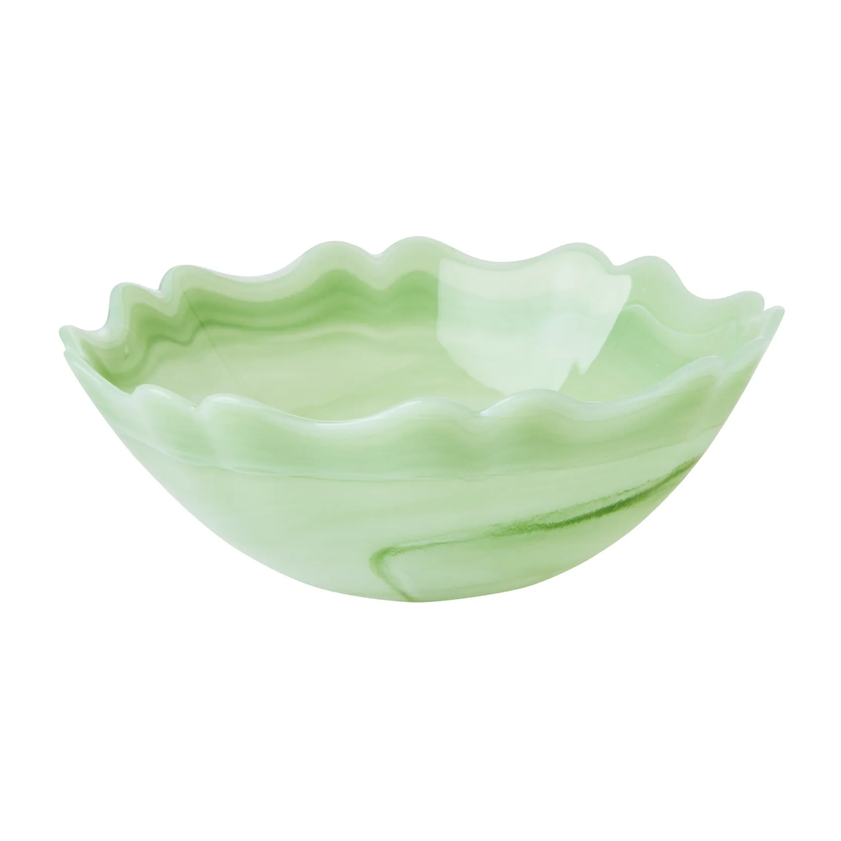 Bol en verre Alabaster 50 cl, Vert RICE