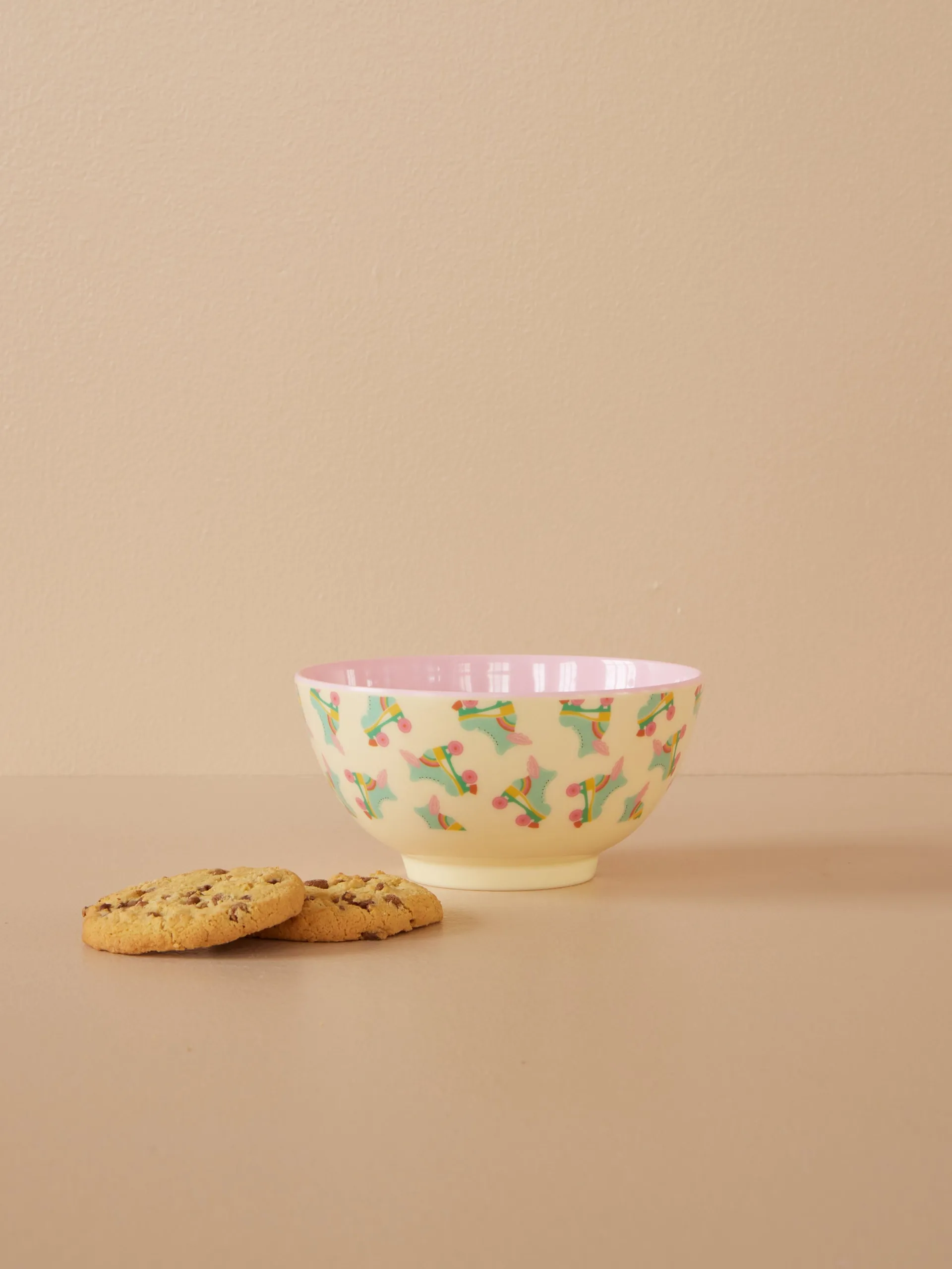 Bol Rice en mélamine pour enfants small Ø15 cm, Roller skate RICE