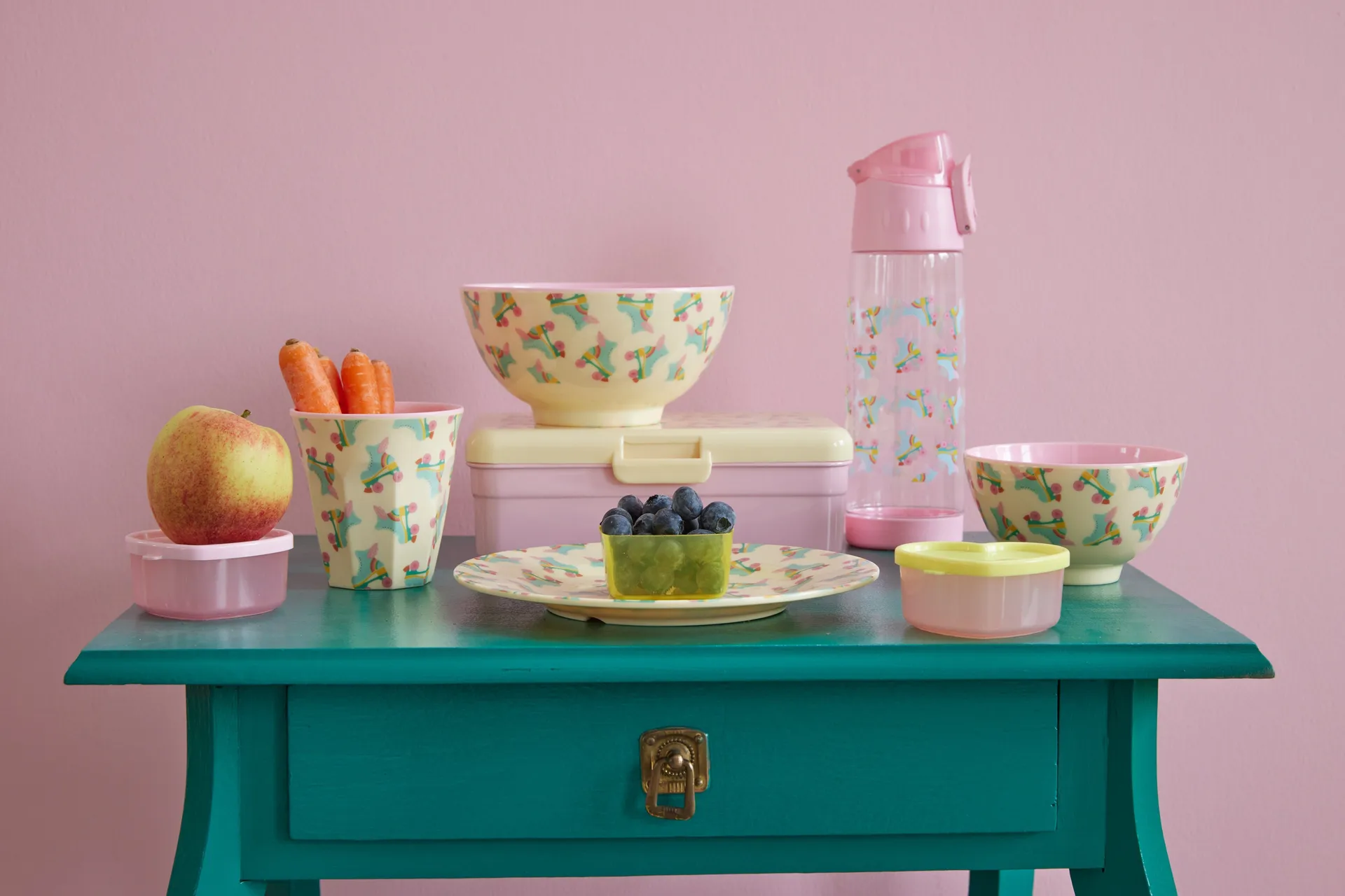 Bol Rice en mélamine pour enfants small Ø15 cm, Roller skate RICE