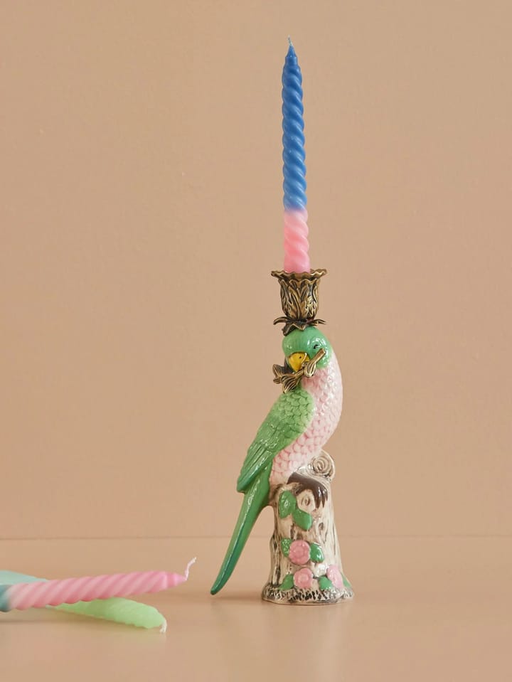 Bougeoir Rice oiseau 23 cm - Green - RICE