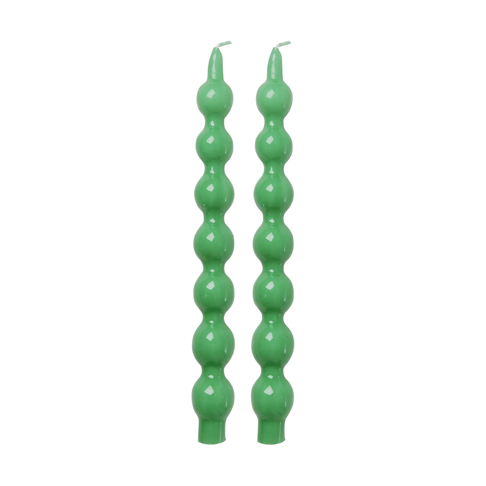 Bougies Rice 30,2 cm lot de 2, Green RICE