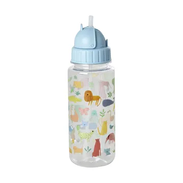 Bouteille Rice 45 cl pour enfants - Sweet Jungle Print-Soft blue - RICE