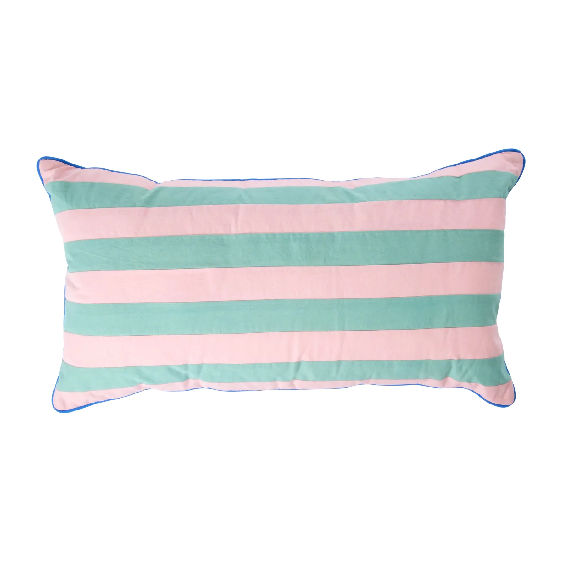 Coussin Rice rayures 30x60 cm, Pink-green RICE