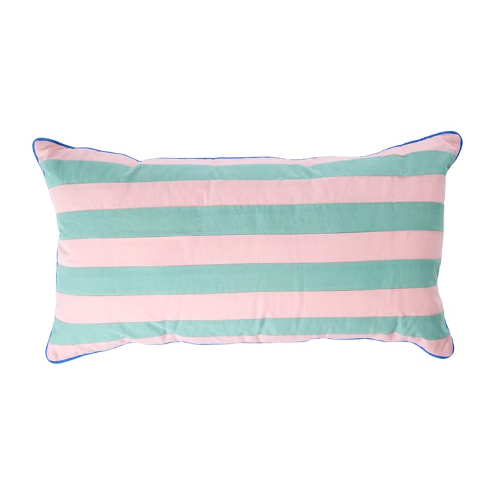 Coussin Rice rayures 30x60 cm - Pink-green - RICE