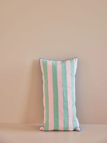 Coussin Rice rayures 30x60 cm - Pink-green - RICE