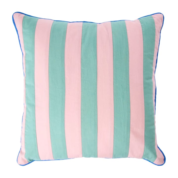 Coussin Rice rayures 40x40 cm, Pink-green RICE