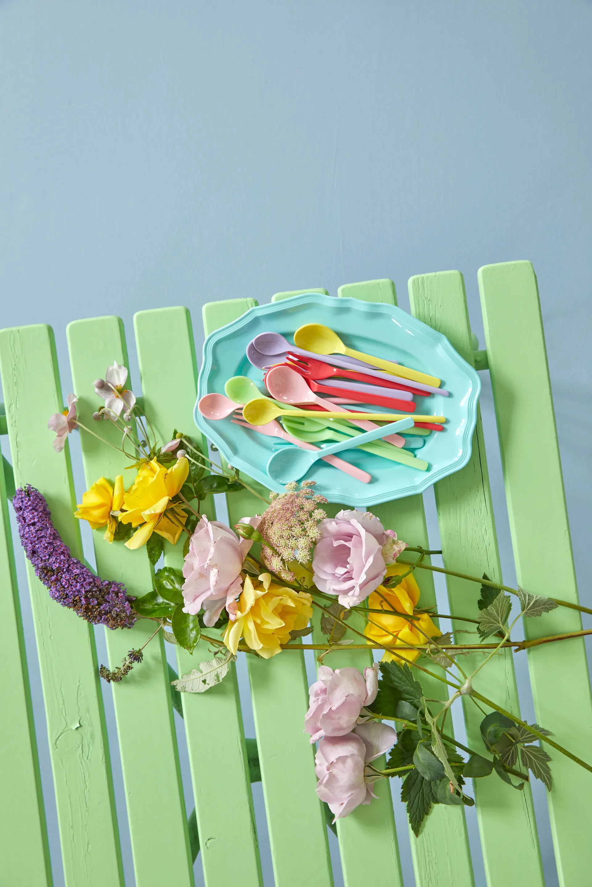 Fourchette en mélamine Rice Lot de 6, Yippie yippie yeah RICE