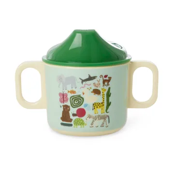 Mug pour enfant à deux poignées Rice wildlife 25 cl - Mint - RICE