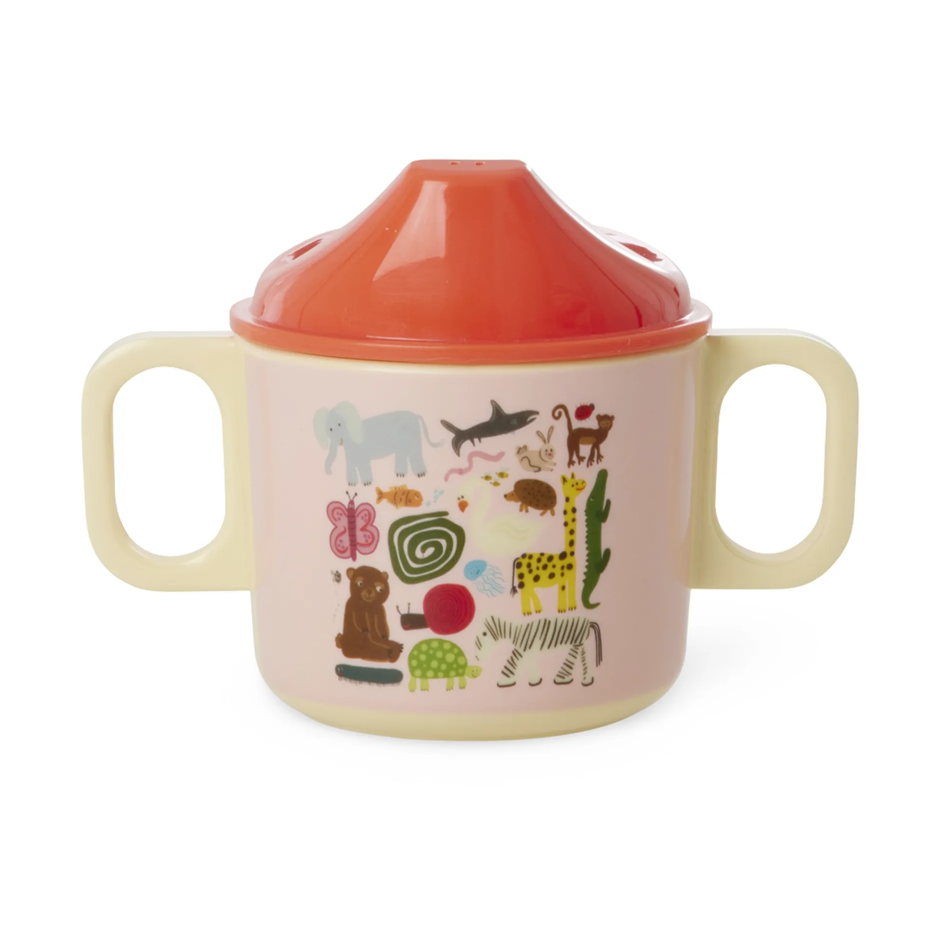 Mug pour enfant à deux poignées Rice wildlife 25 cl, Pink RICE