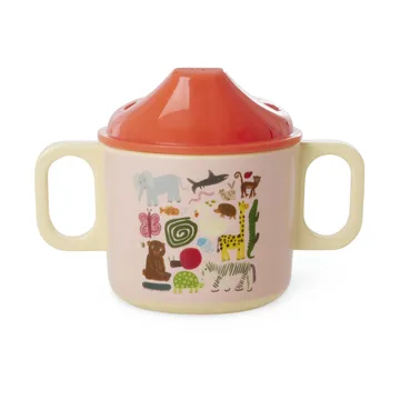 Mug pour enfant à deux poignées Rice wildlife 25 cl - Pink - RICE