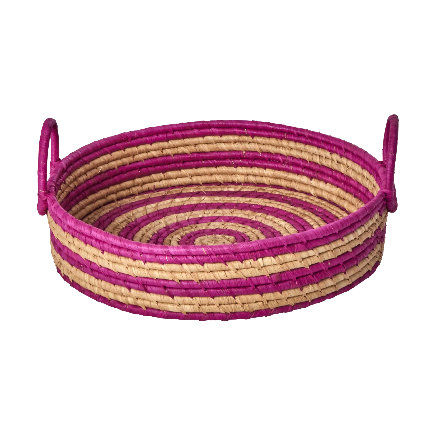 Panier à pain Rice raffia, Aubergine RICE