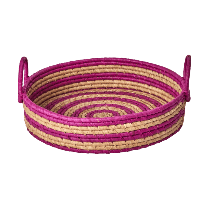 Panier à pain Rice raffia, Aubergine RICE