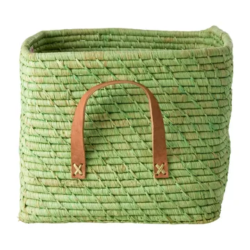 Panier de rangement Rice raffia - Soft green - RICE