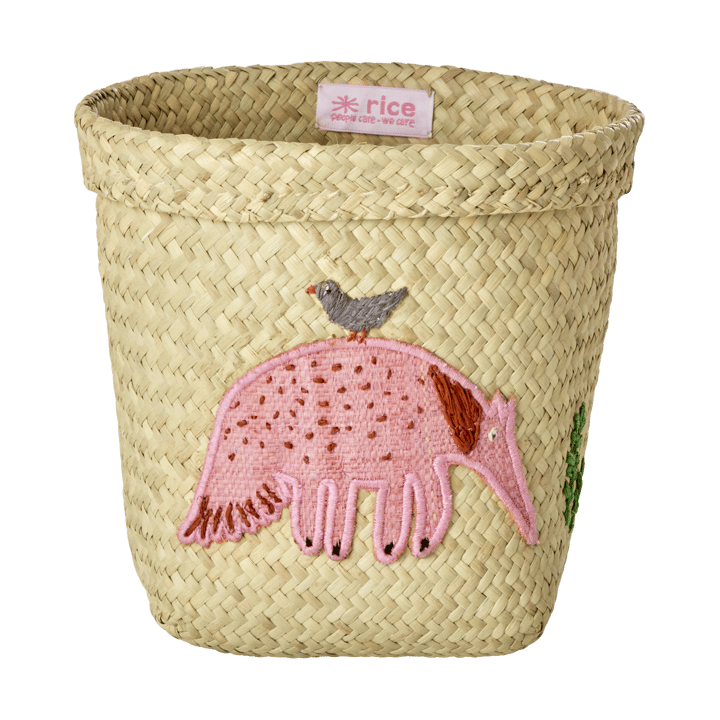 Panier raphia rond deals