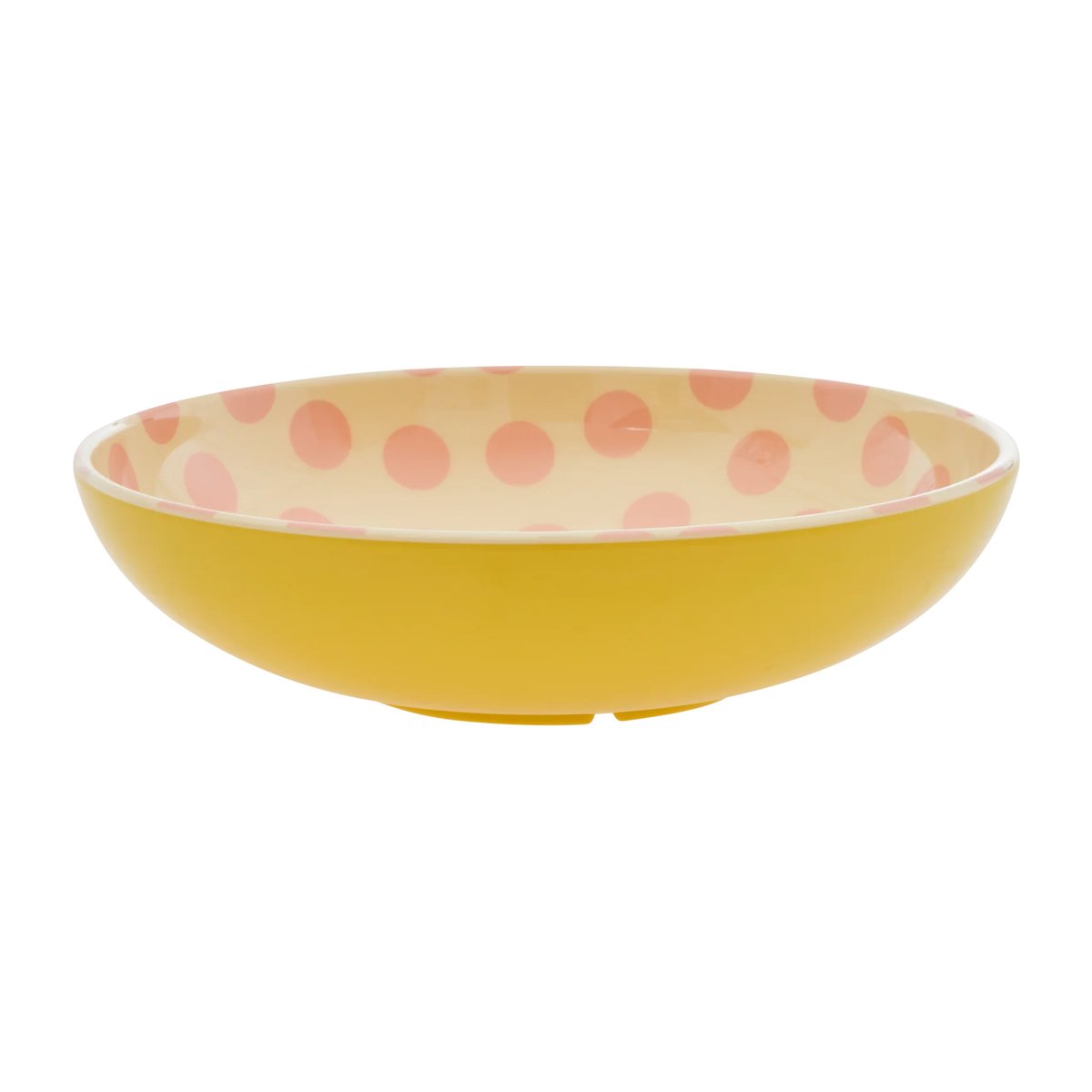rice saladier en mélamine rice ø 29,9 cm pink dots-yellow