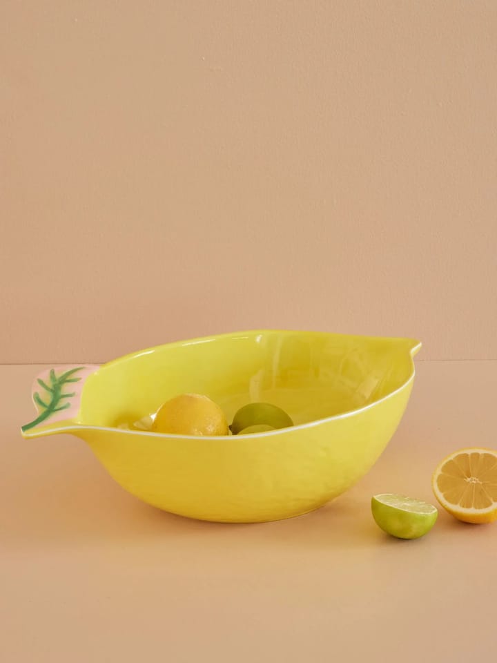 Saladier Rice citron 24x41 cm, Yellow RICE