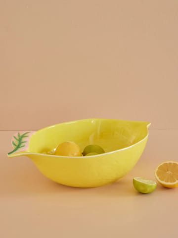 Saladier Rice citron 24x41 cm - Yellow - RICE