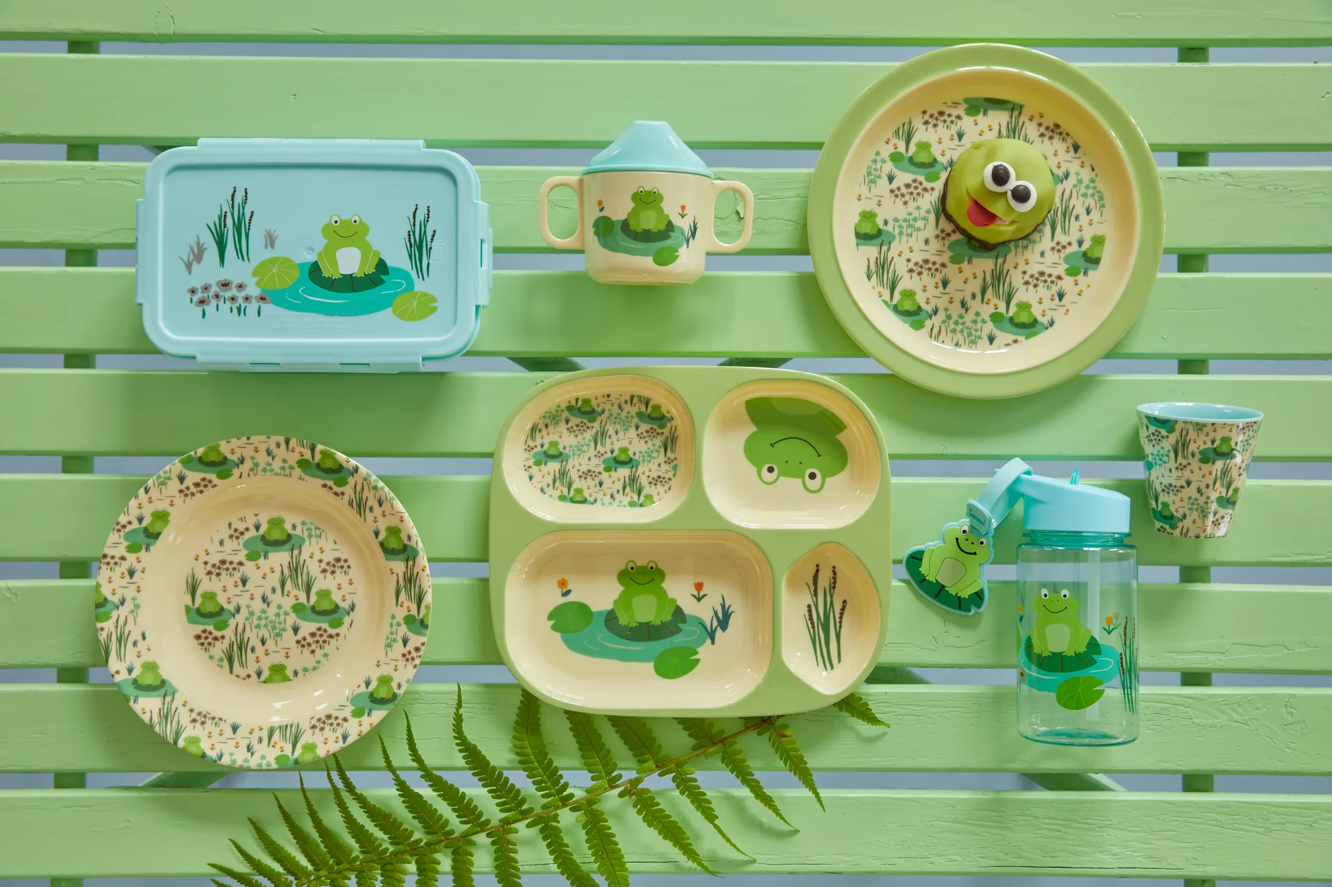 Service pour enfants Rice 4 Pièces, Frog RICE