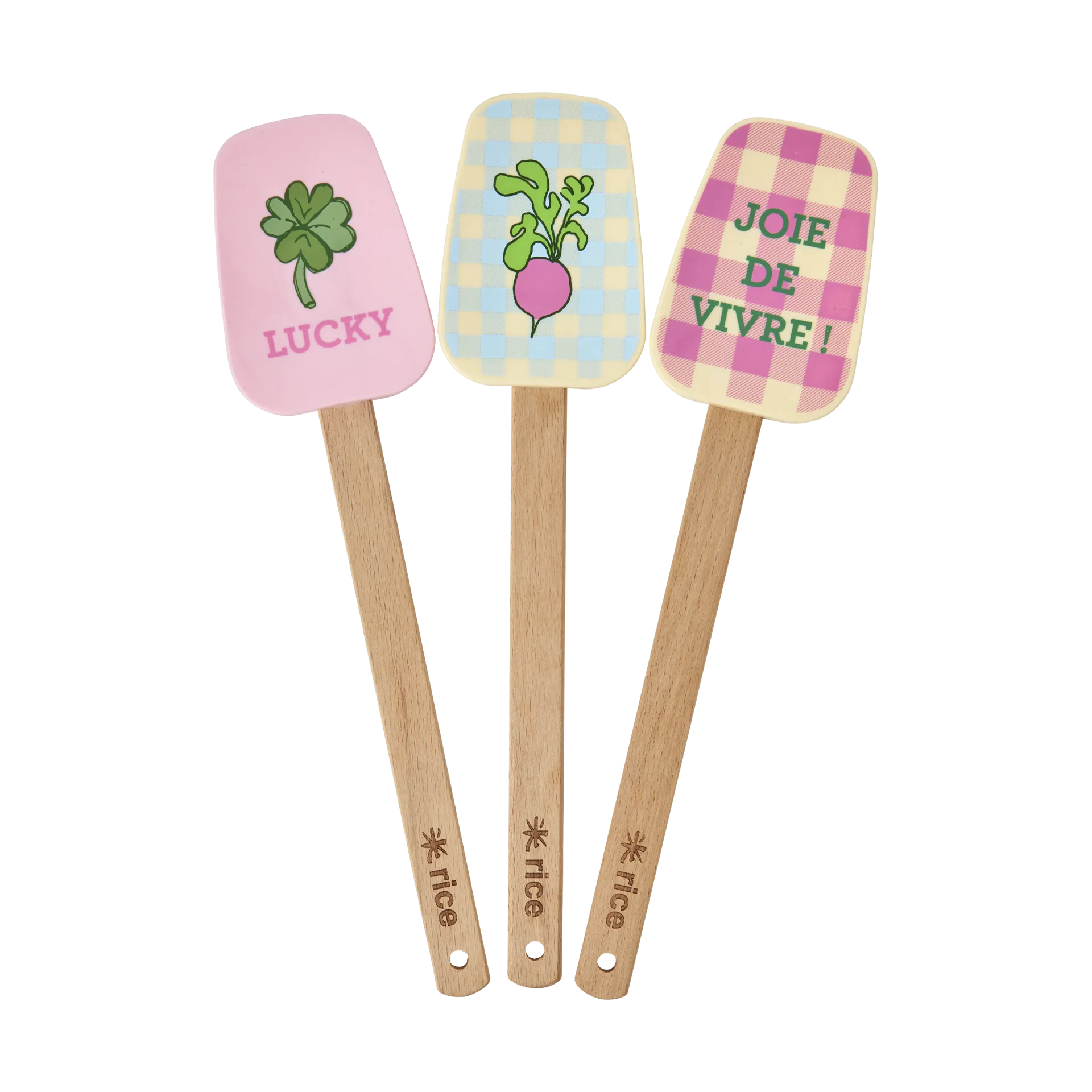 Spatule Rice 26,5 cm, 3 pièces, Multicolor RICE