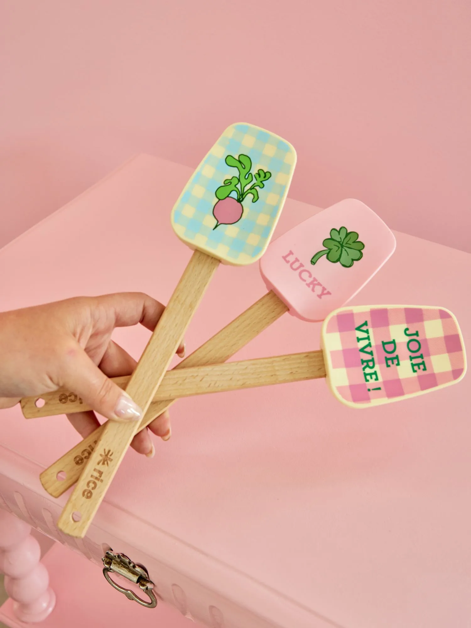 Spatule Rice 26,5 cm, 3 pièces, Multicolor RICE