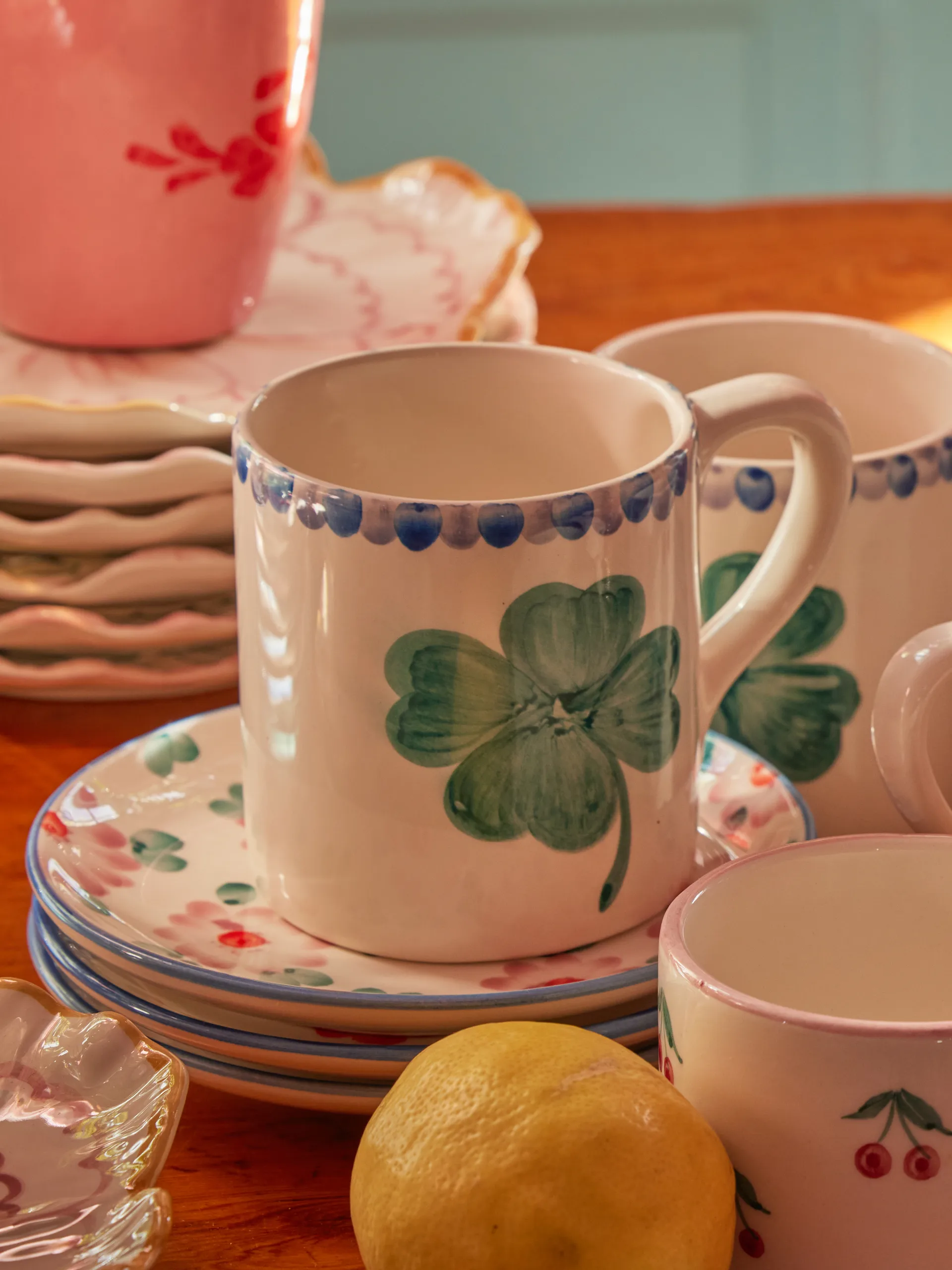 Tasse céramique Rice 42 cl, Good Luck Clover RICE