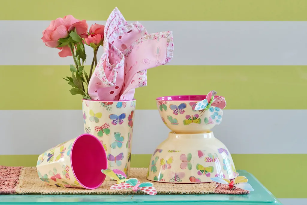 Tasse en mélamine Rice haut, Butterfly RICE