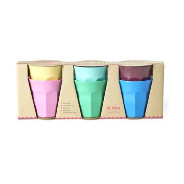 Tasse en mélamine Rice medium Lot de 6 - Montrez vos vraies couleurs. - RICE