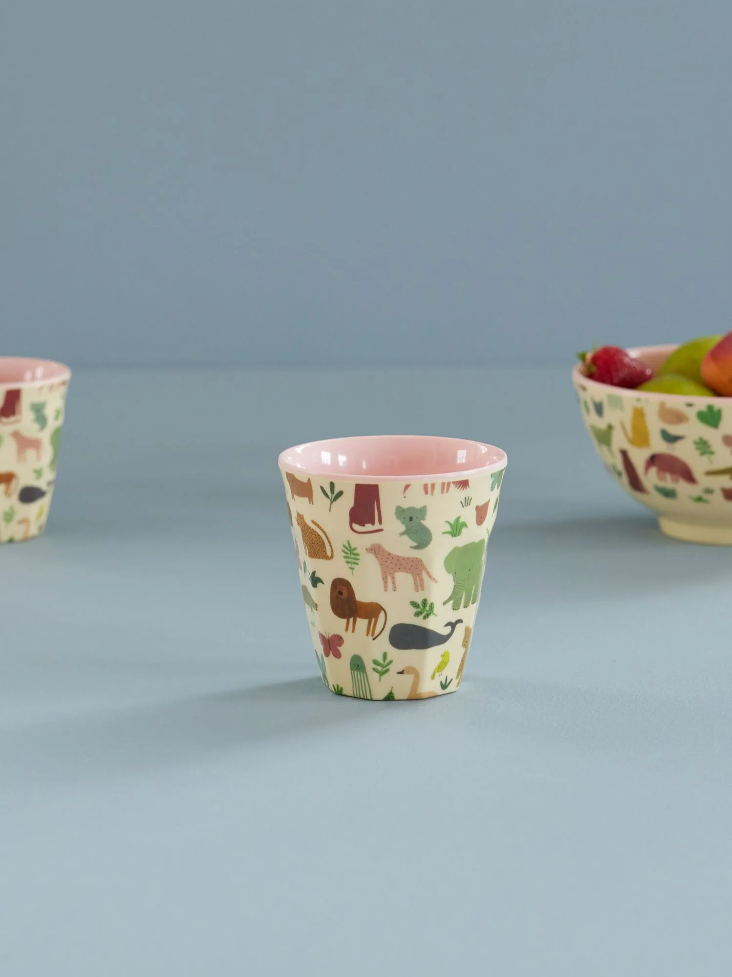 Tasse en mélamine Rice medium, Sweet Jungle Print-Soft Pink RICE