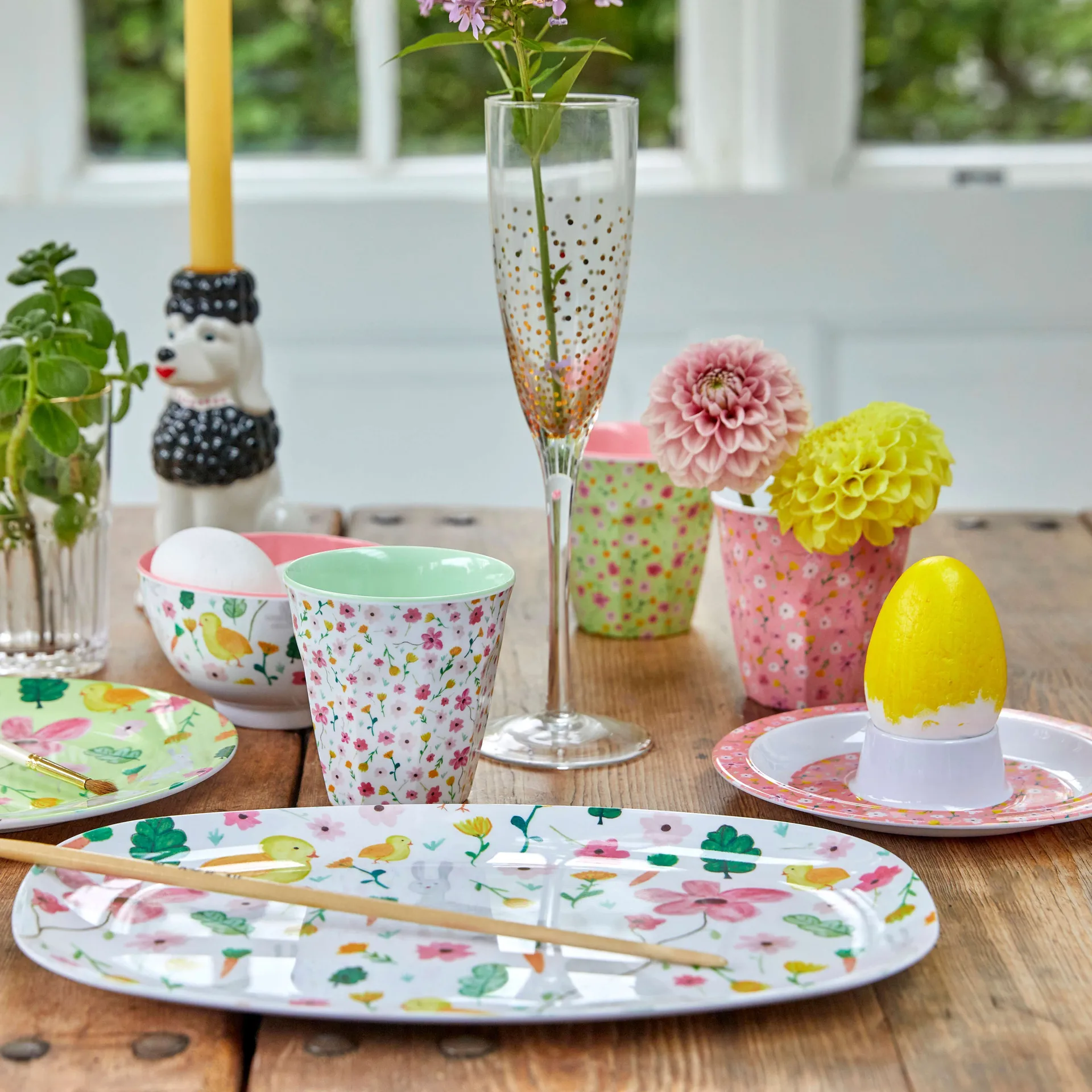 Tasse en mélamine Rice medium, White easter flower RICE