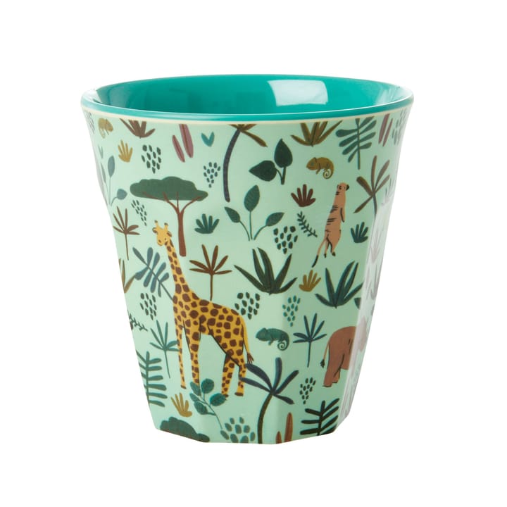 Tasse en mélamine Rice moyen - Green-Jungle  animals - RICE