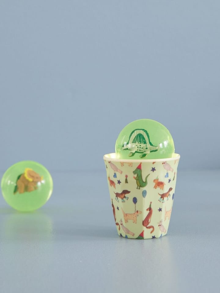 Tasse en mélamine Rice small 20 cl, Animal print-green RICE