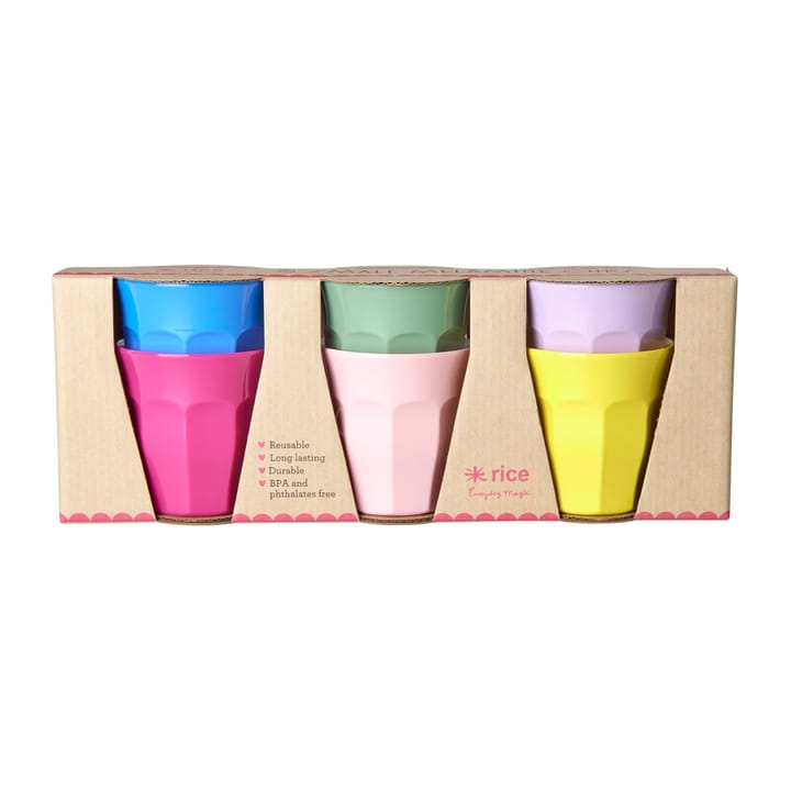 Tasse en mélamine Rice small Lot de 6, Multicolor RICE