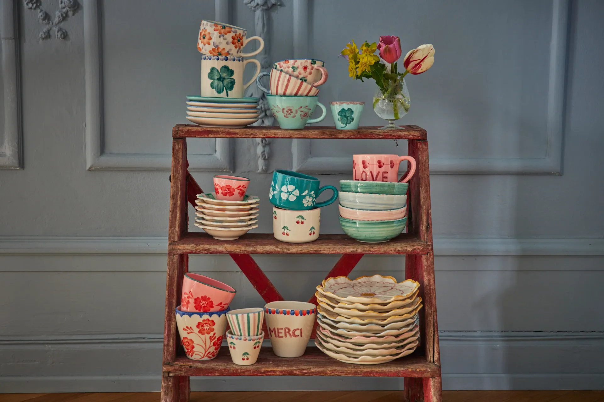 Tasse expresso céramique Rice 7 cl, Good Luck Clover RICE