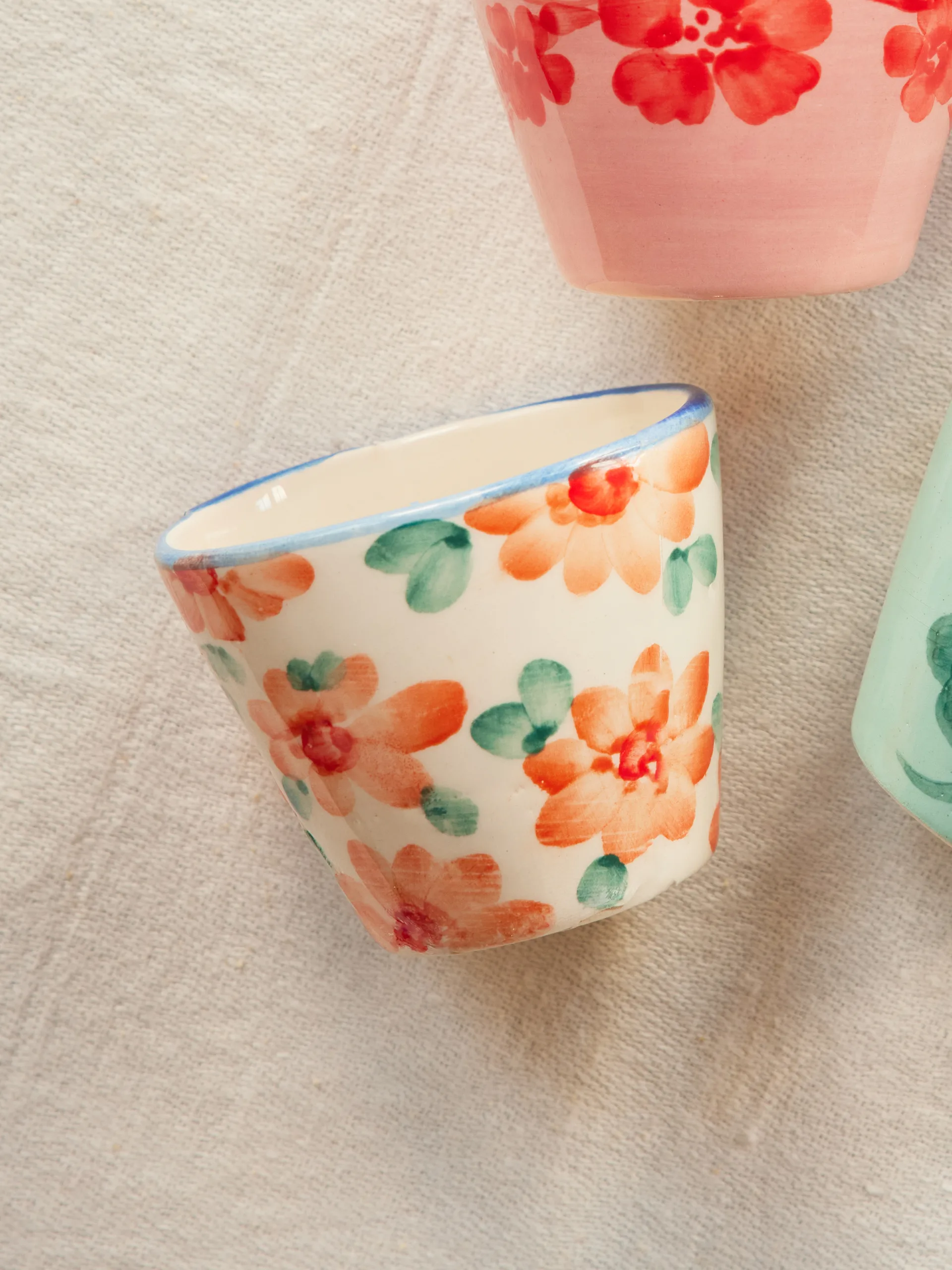 Tasse expresso céramique Rice 7 cl, Orange RICE