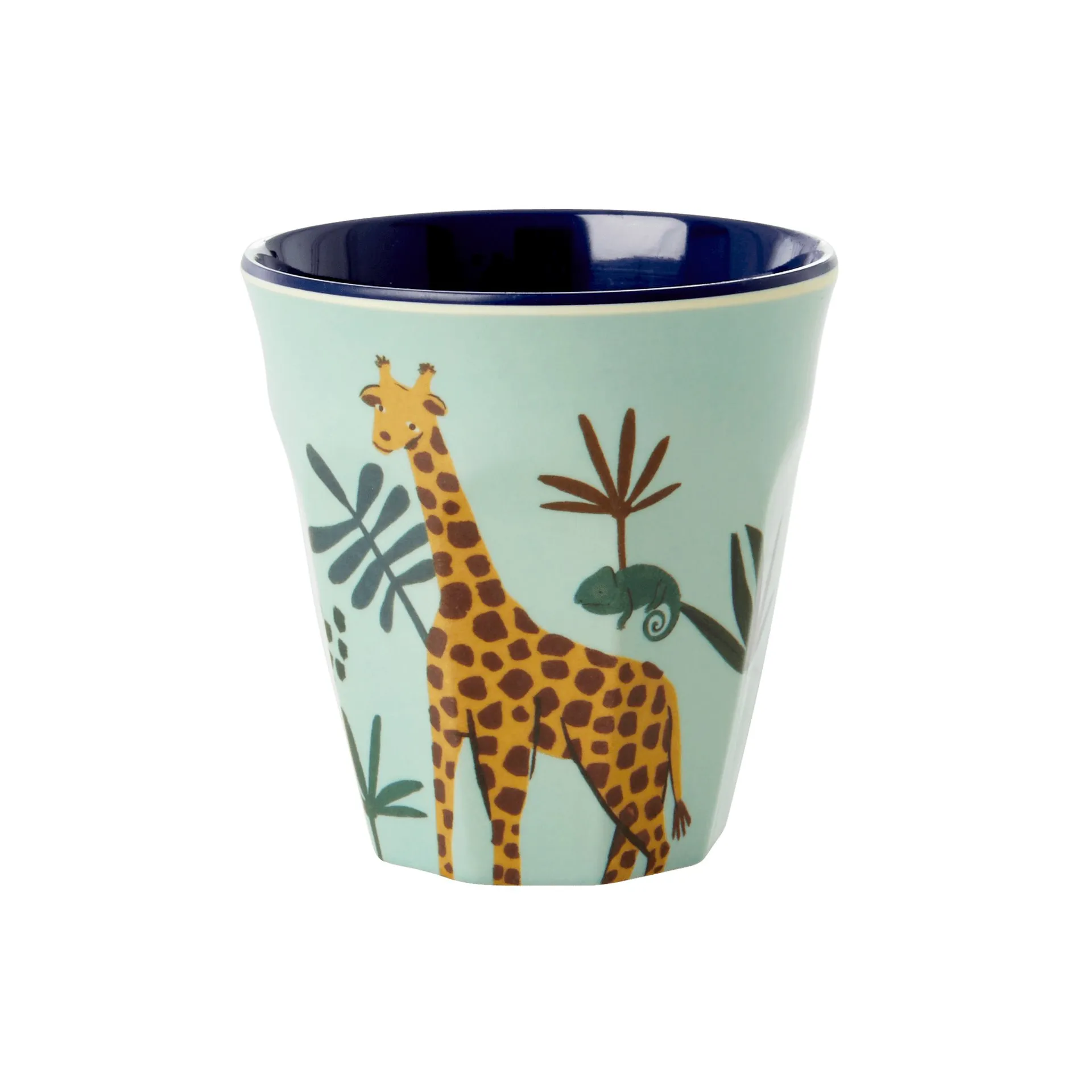 Tasse pour enfant Rice Jungle animals, Bleu RICE