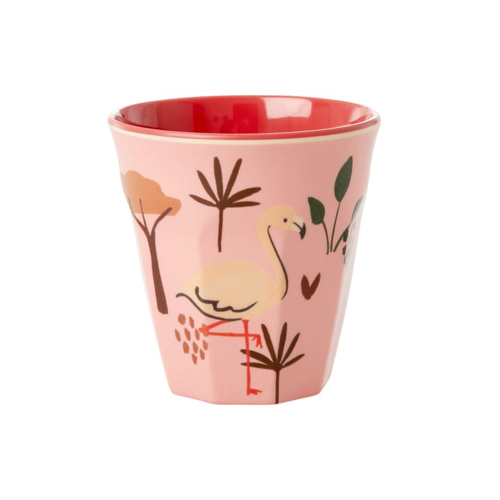 Tasse pour enfant Rice Jungle animals, Rouge-Rose RICE