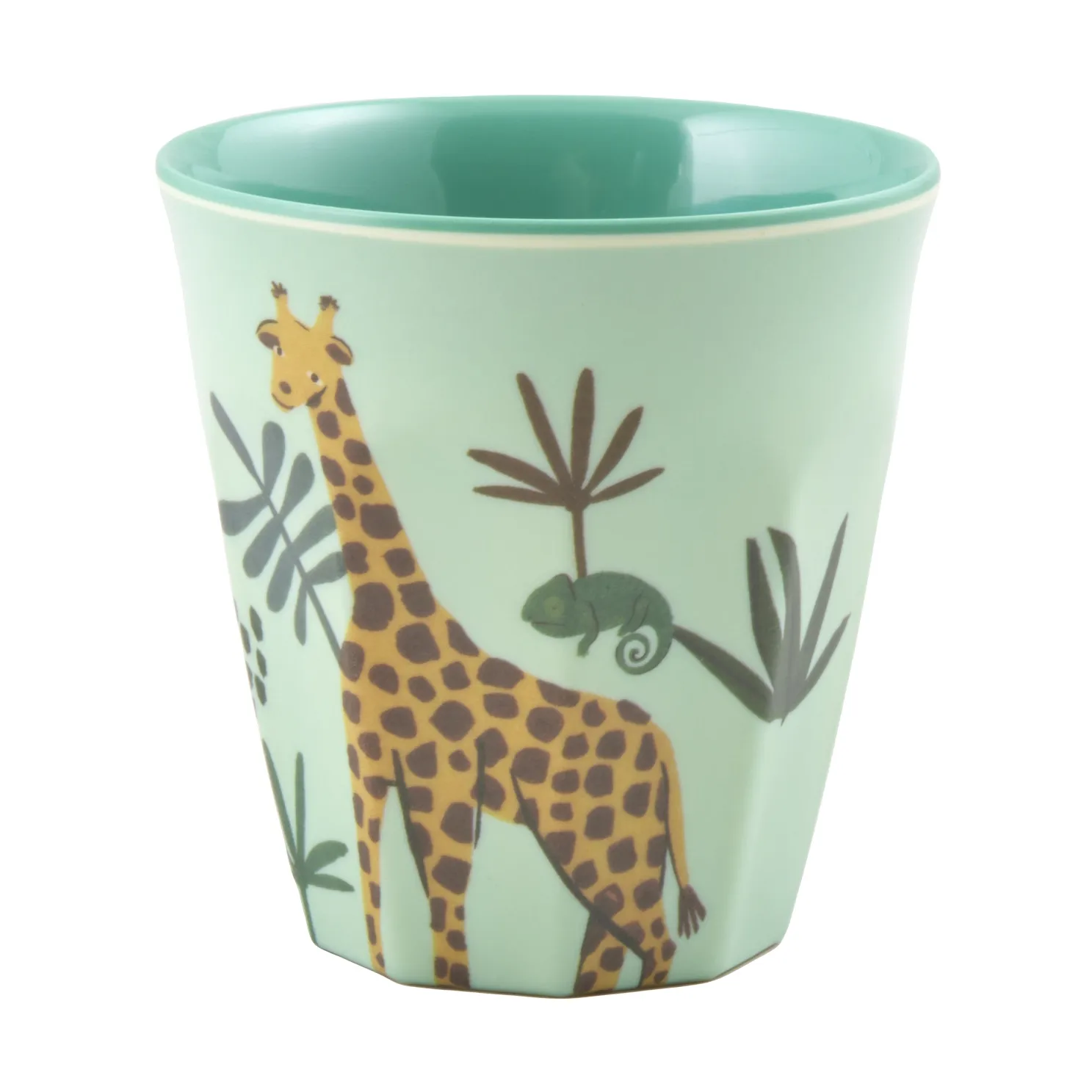 Tasse pour enfant Rice mélamine, Blue Jungle Animal RICE